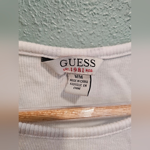 Guess Women's Ribbed Tank Top M - Picture 2 of 5